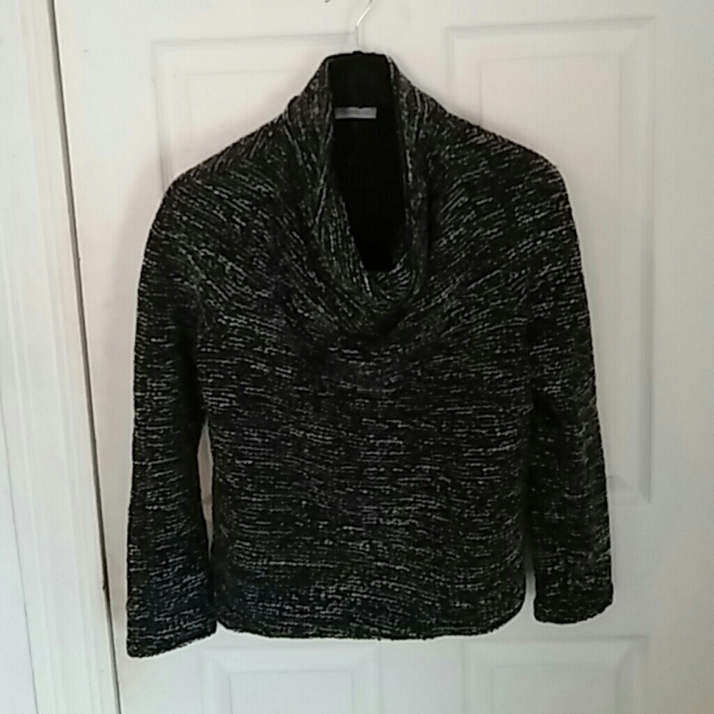 Charcoal Cowl Neck Sweater
